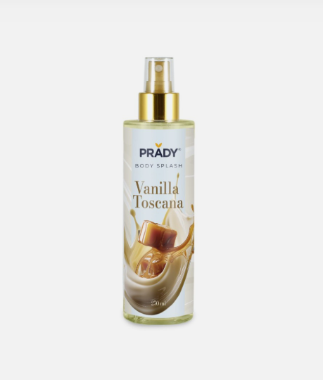 BODY SPLASH VANILLA TOSCANA 250ML.