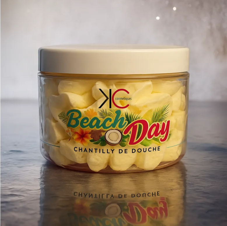 Chantilly de douche Beach's Day