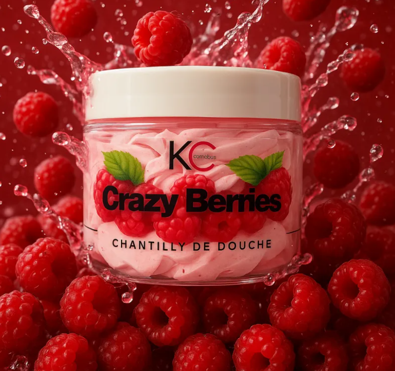 Chantilly de Douche Framboise