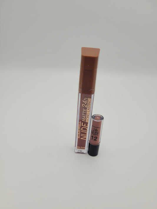 rouge à lèvres nude matte 24h leticia well n°12