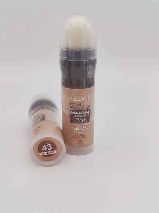 fond de teint high-cover 24h leticia well 43