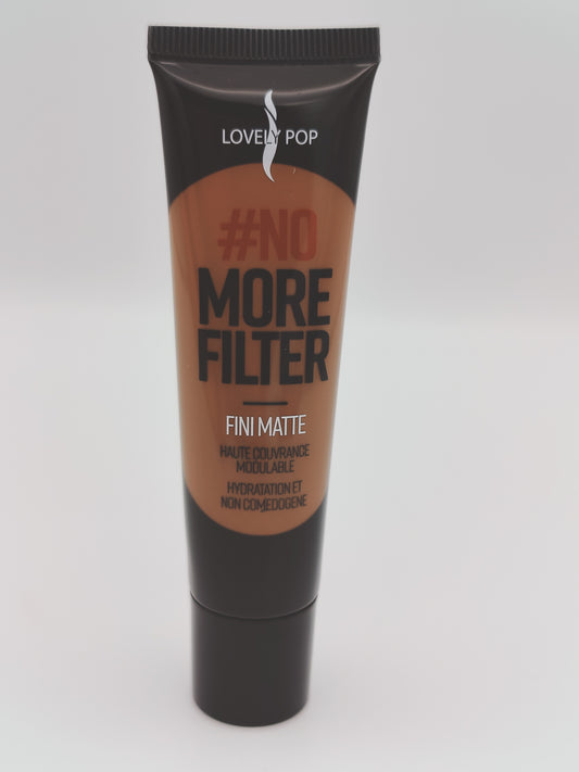 no more filter fond de teint sans filtre finis matte lovely pop caramel 9