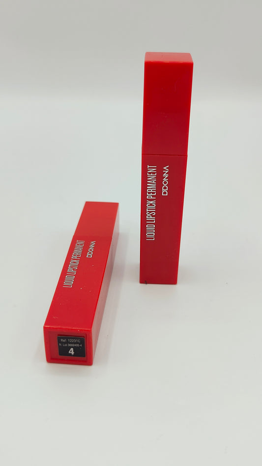 liquid lipstich permanent matte d'donna 4