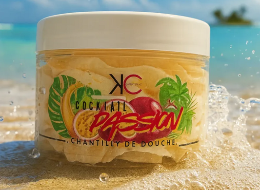 Chantilly de douche cocktail passion